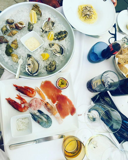Foodfotografie met oesters en zeevruchten door DPA